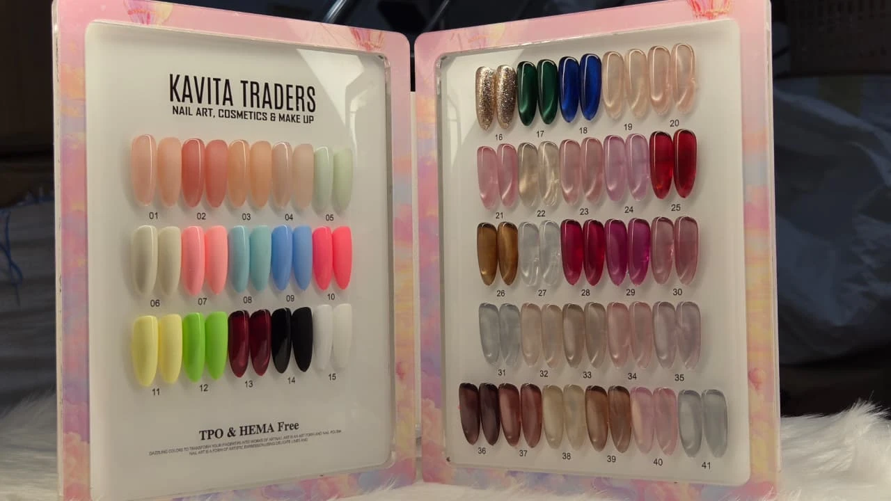 The Kavita Traders 41-shade book